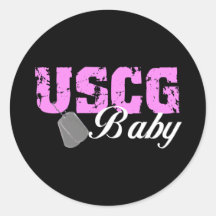 uscg99baby2blk pegatinas  