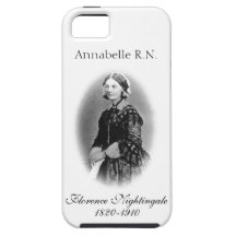 Usignuolo-Enfermera de Florencia+Personalice el no iPhone 5 Fundas