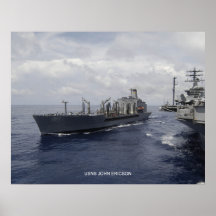 USNS Juan Ericson Poster