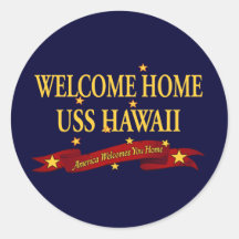 USS casero agradable Hawaii Etiqueta