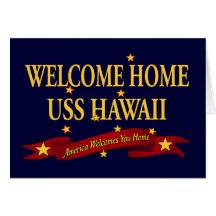 USS casero agradable Hawaii Felicitación