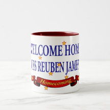 USS casero agradable Reuben James Taza De Café