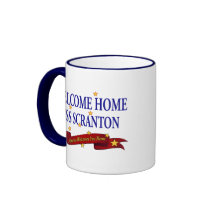 USS casero agradable Scranton Taza