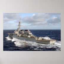 USS Curtis Wilbur (DDG 54) Posters