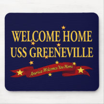 USS Greeneville casero agradable Tapete De Raton