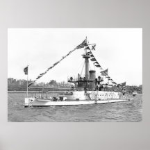 USS Monitor Amphitrite Poster