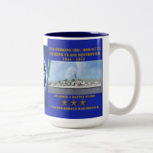 USS PERKINS (DD/DDR-877) TAZA DE CAFÉ