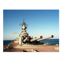 USS Wisconsin (BB-64) Tarjeta Postal