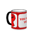 Usted cosecha lo que usted vota taza de café