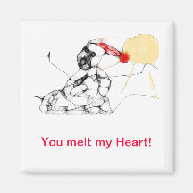 usted derrite mi imán del corazón