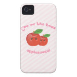 ¡Usted es el jefe, compota de manzanas! iPhone 4 Case-Mate Cobertura