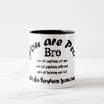 usted es favorable taza de té negro del bro tazas