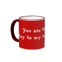 "Usted es la llave taza de la plantilla de mi cora