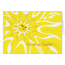 Usted es mi tarjeta de felicitación de la sol