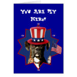 Usted es mi tarjeta de felicitación del perro del 