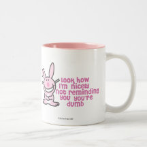 Usted es mudo taza
