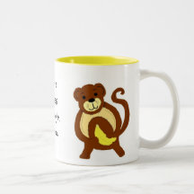 Usted es siempre Monkey'n alrededor Tazas De Café