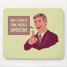 Usted es superestrella Mousepad de motivación