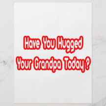¿Usted ha abrazado a su abuelo hoy? Flyer A Todo Color