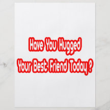 ¿Usted ha abrazado a su mejor amigo hoy? Tarjeta Publicitaria