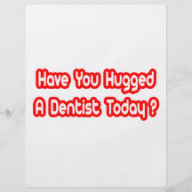 ¿Usted ha abrazado a un dentista hoy? Tarjeta Publicitaria