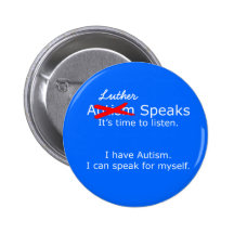 Usted habla autismo habla el AZUL del botón de la  Pins
