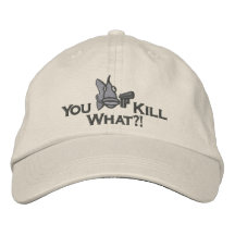 ¡Usted mata a lo que?! - Gorra bordado Gorros Bordados
