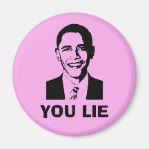 ¡Usted miente! (Obama) Imán De Nevera