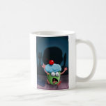 Usted no puede ocultar de la taza del hombre de mo