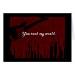 ¡Usted oscila mi mundo! Tarjetas