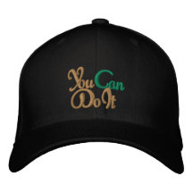Usted puede hacerlo luz verde del logotipo para Go Gorra De Beisbol Bordada