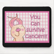 ¡Usted puede sobrevivir el cáncer! Alfombrilla De Raton