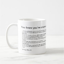 Usted sabe que usted es enfermera cuando… taza de café