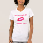 USTED SE BESARÁ LOS PIES INMEDIATAMENTE CAMISETAS