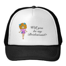 Usted será mi dama de honor (el chica) gorras