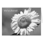 ¿Usted será mi dama de honor? Tarjeta -- Girasol