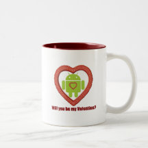 ¿Usted será mi tarjeta del día de San Valentín? (F Taza De Café