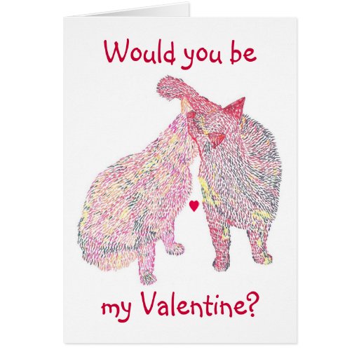 Usted sería mi tarjeta del día de San Valentín, be