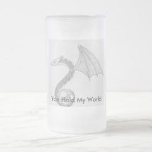 Usted sostiene mi mundo taza