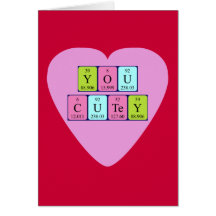 Usted tarjeta de la tarjeta del día de San Valentí