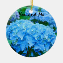 ¡Usted y yo! regalos que cuelgan Hydrangeas de los Ornatos
