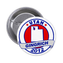 Utah Newt Gingrich Pin