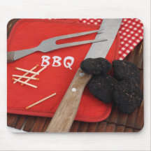 Utensilios de barbacoa tapetes de raton