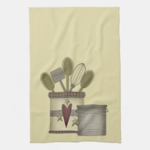Utensilios de la cocina toallas de mano