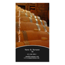 Uva del viñedo del sótano del lagar del perfil del plantillas de tarjeta de negocio