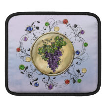 Uvas púrpuras fundas para iPads