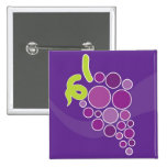 Uvas púrpuras pin