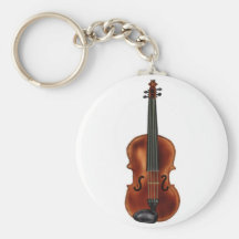 V está para el violín llavero