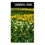 V jefe - flores de la primavera tarjetas personales