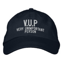 V.U.P, persona muy poco importante Gorra De Béisbol